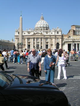 In St Peter's square