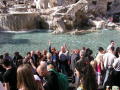 Rose and Ted at the Trevi Fountain