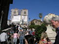 From the bottom of the Spanish Steps