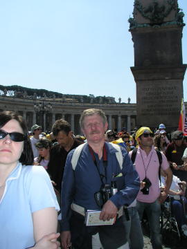 In St Peter's Square