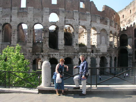 The Colosseum backdrop