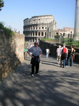 Another view of the colosseum.