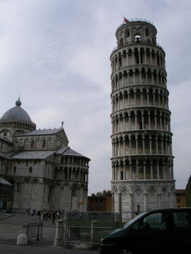 The Leaning Tower from the Southwest