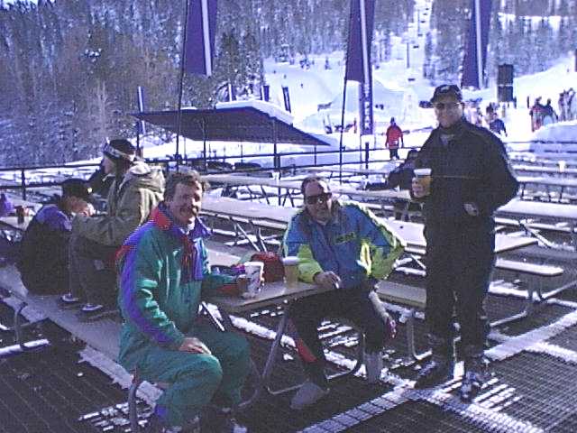Beer break at East Lodge