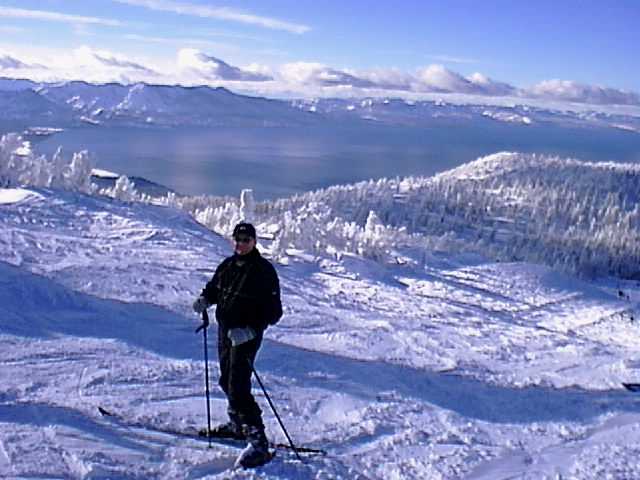 Jay overlooking Lake Tahoe