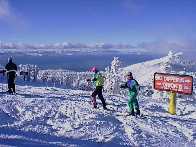 Steve and Andy heading for Orion run